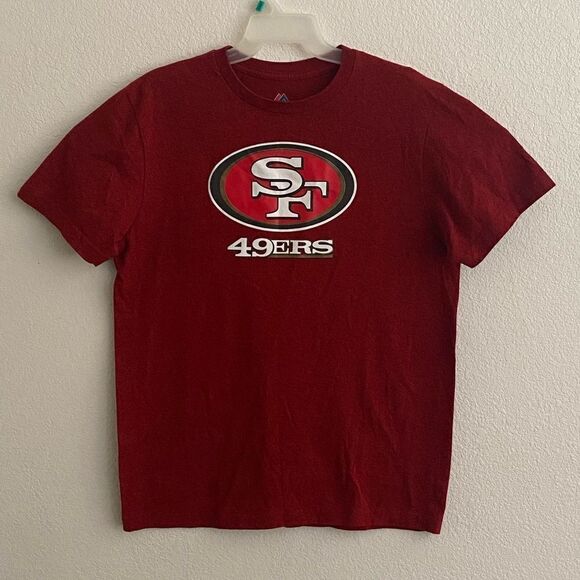 MAJESTIC SF 49ers Men’s Short Sleeves T Shirt Size L - Picture 1 of 3